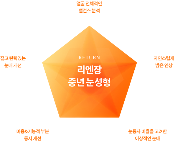 리엔장 중년 눈성형